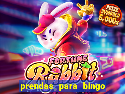 prendas para bingo de natal